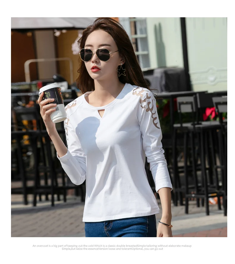 Camiseta Mujer, винтажная футболка, женская футболка, Poleras Mujer De Moda,, рубашка с длинным рукавом, женская корейская одежда, Camisa Feminina