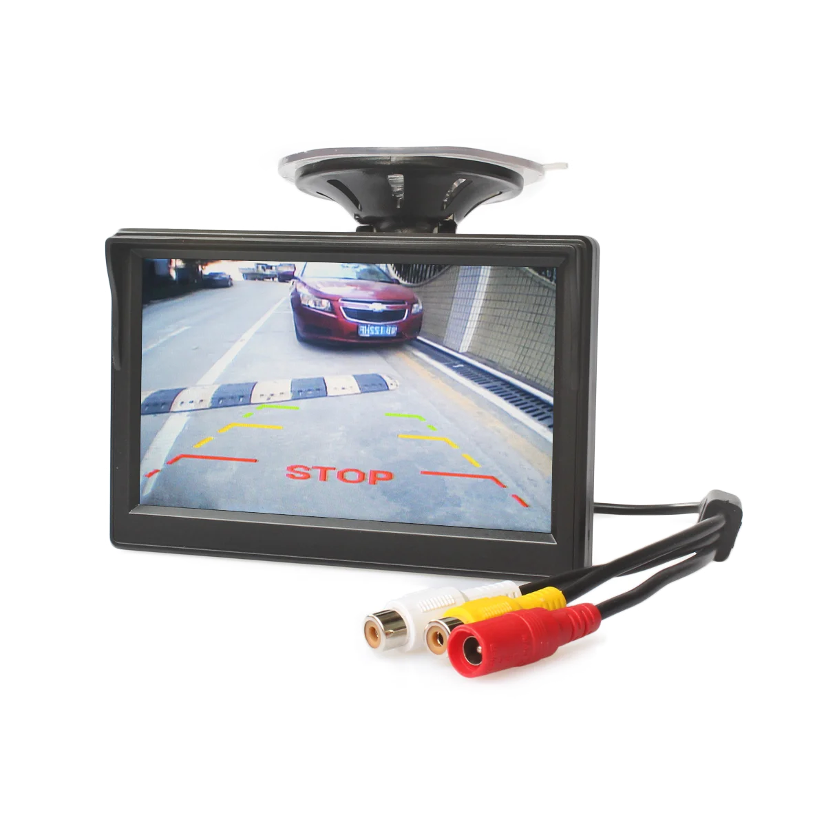 5 дюймовый TFT ЖК дисплей DIYSECUR автомобильный монитор с водонепроницаемой камерой