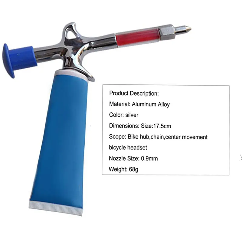 

Смазка на велосипедную цепь, смазка из серебристого сплава для ремонта цепи Маленький Наконечник горных велосипедов, шоссейных велосипедов