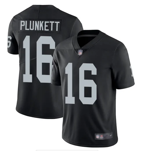 Синий Мужская Трикотажная майка в стиле Оукленд 11 Raiders Jim Plunkett - Цвет: Синий