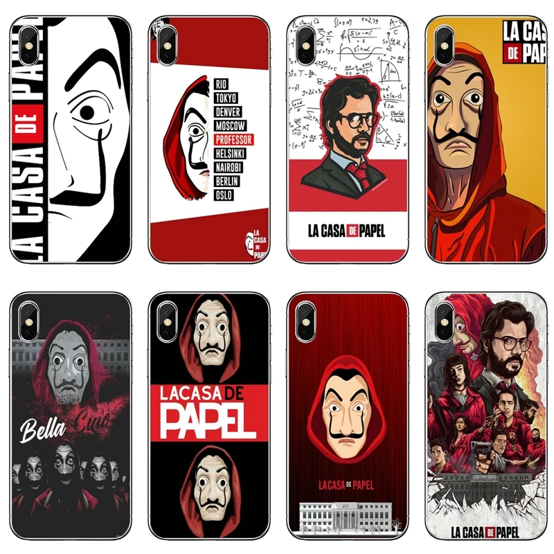 Silicon Soft Case For Huawei P30 P20 Pro P10 P9 P8 Lite Y5 Y6 Y7 Y9 P Smart Plus 2018 2019 Money Heist House of Paper Phone | Мобильные