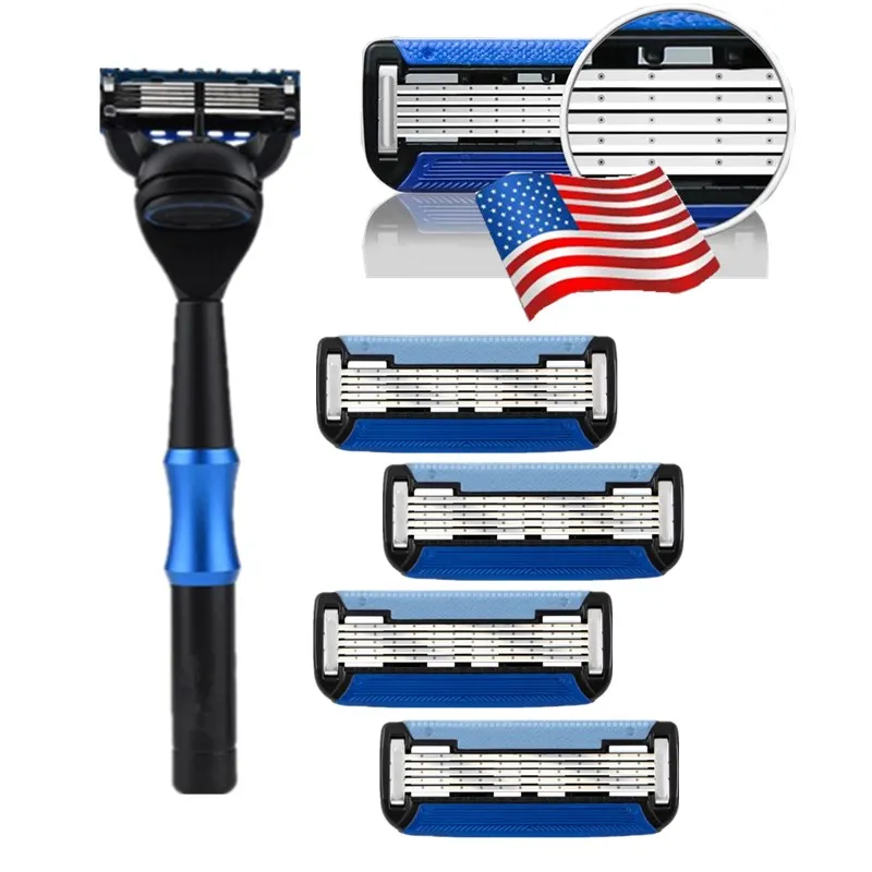 

Men Shaver Razor Blade for Men 5 Layer Machine for Shaving Blades Cassettes for Shaving Gillet te Fusion 5 Straight Razor