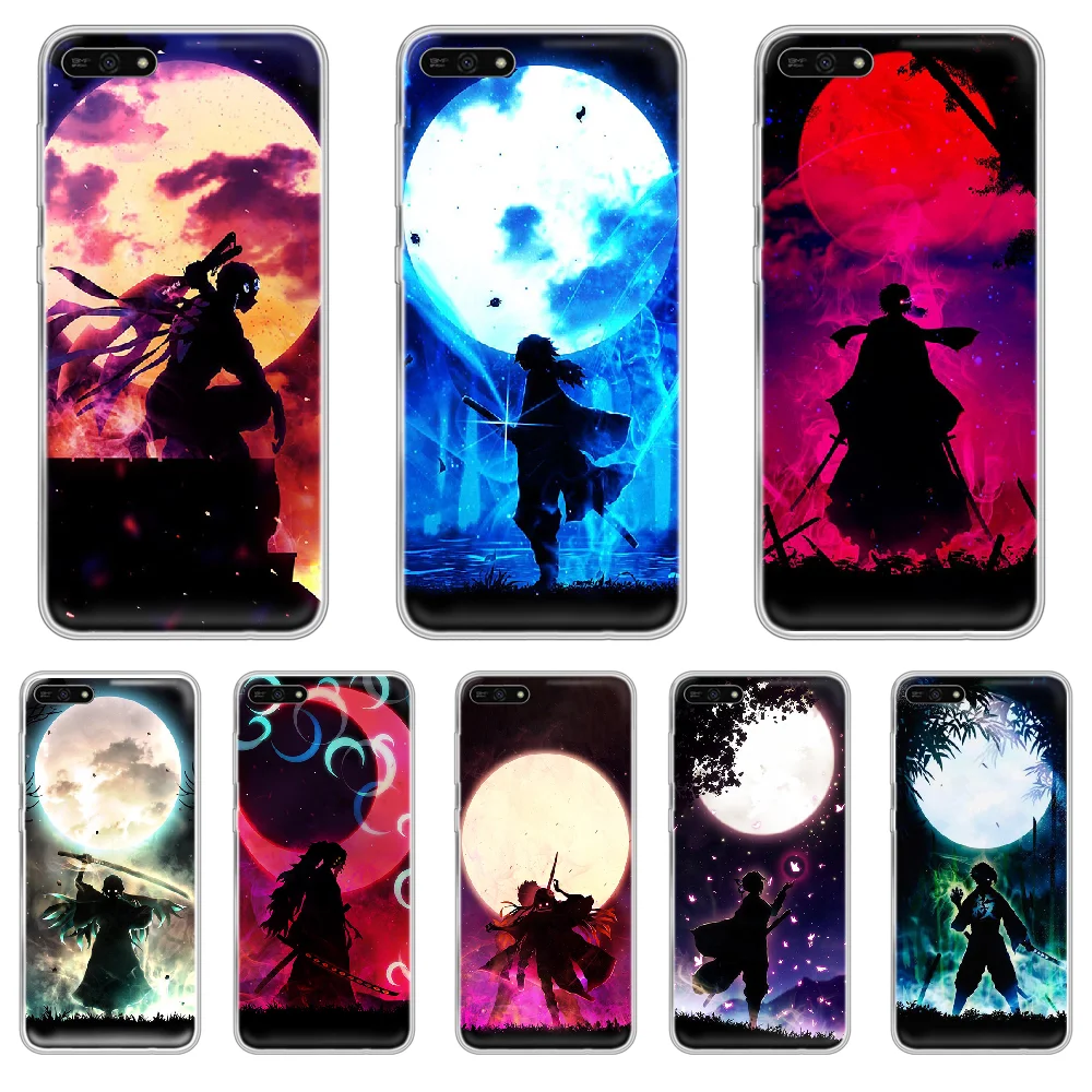 Прозрачный чехол для телефона Kimetsu No Yaiba HUAWEI honor mate 8 9 10 20 30 A S X i pro lite с изображением