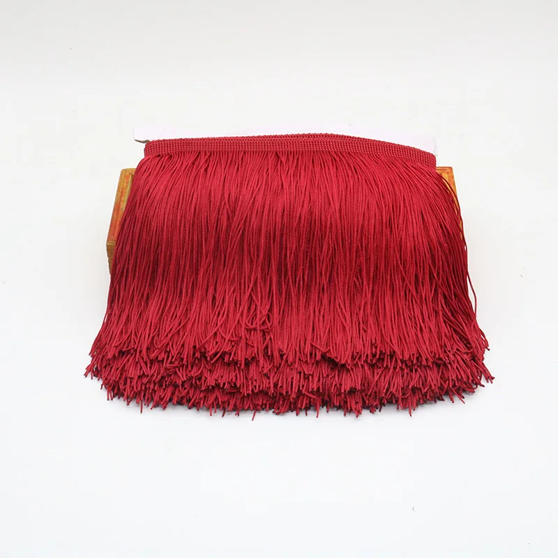 15cm Wide Tassel Fringe Trim Lace Polyerter Fibbon Fringes For Sewing Curtains Dress Tassels Trimmings Braid Accessories Crafts