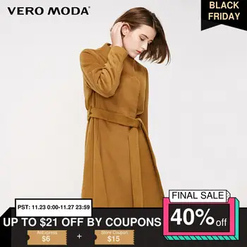 

Vero Moda Women's Small High Collar Visible Buttoned Placket Wool Coat | 318327539