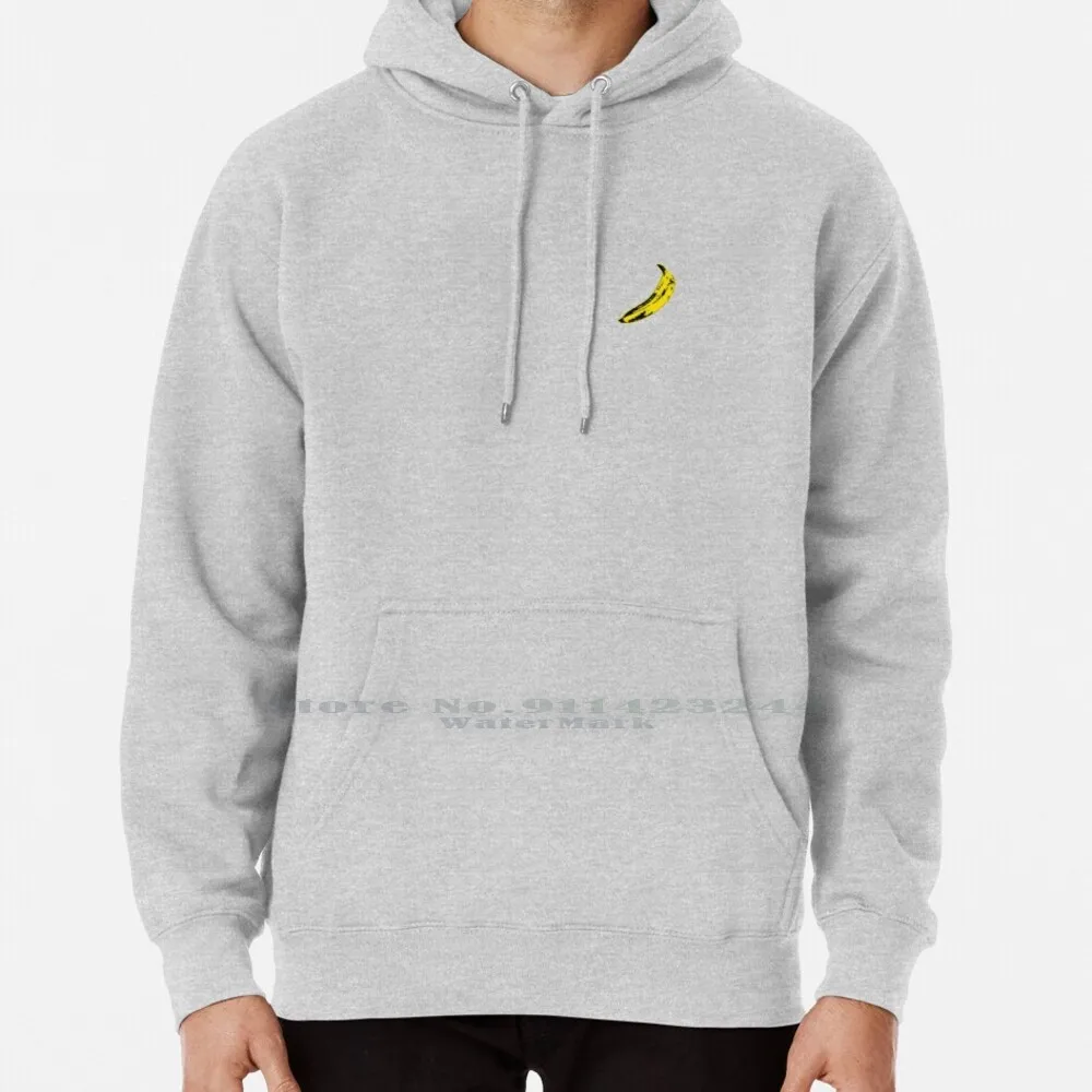

Warhol Banana Hoodie Sweater 6xl Cotton Velvet Underground Lou Reed Banana Music Cover Pop Yellow Marilyn Monroe Women Teenage