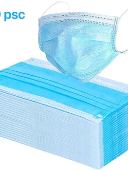 

30Pcs Face Masks Ear Loops Disposable Non-Woven Daily Care Masks Dust Safety Mask