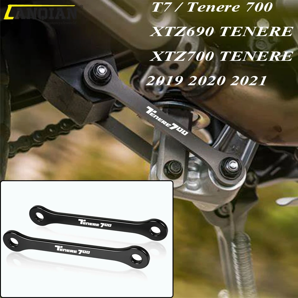 Motorcycle Linkage Lowering Link Extended Lower Kit For Yamaha TX690Z XTZ690 XTZ700 XT700Z Tenere 700 Rally T7 2019 2020 2021 | Автомобили