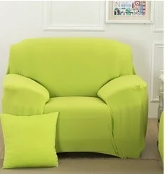 green Секционный чехол для Гостиная все включено стрейч чехлы для диванов анти-морщинки европейских и американских полиэстер Анти-пыль 1/2/3/4 местный - Цвет: green
