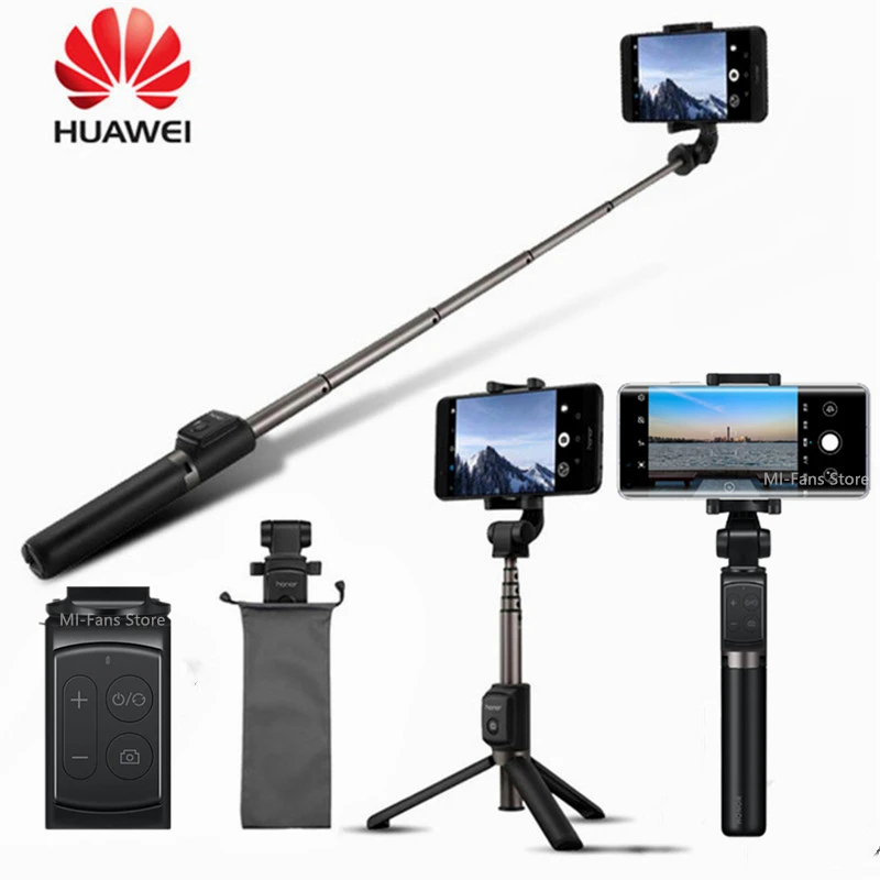 Huawei-Palo de selfi AF15/Pro, trípode portátil inalámbrico, monopié de mano para iOS/teléfono Xiaomi, Original