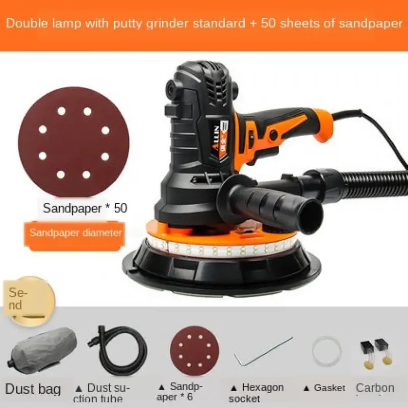 Multi-Function Putty Wall Polishing Machine Dust-Free Self-Priming Wall Grinding Machine Electric Sandpaper Universal