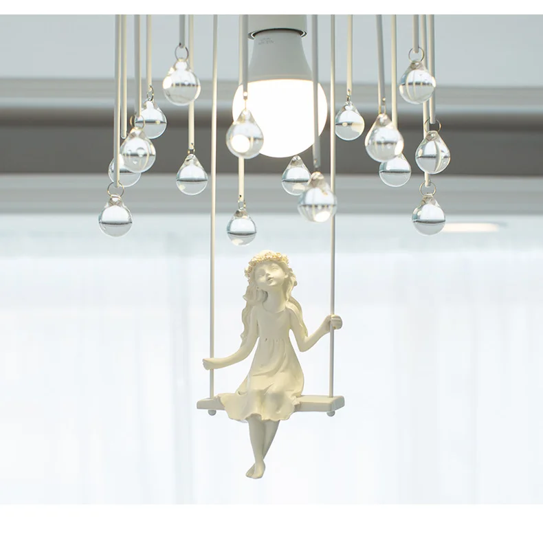 

Northern Europe Bedroom Attract Top Light Concise Modern Originality Personality Children Room Lamp Girl Princess Lovely Led