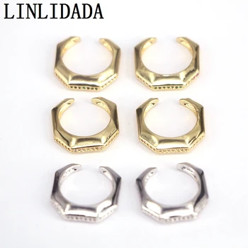 

5 Pairs, CZ Crystal No Pierced Ear Cuff Simple Geometric Ear Clips Brincos Cartilage Earring Earcuffs