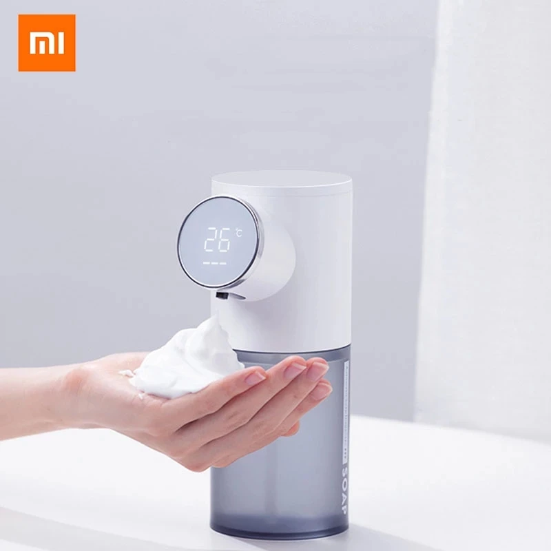 Диспенсер для жидкого мыла Xiaomi автоматический дозатор с цифровым дисплеем