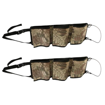 

Car Seat Back Fishing Rod Rack Holder Hanging Seat Back Bag Hunting Gear Seat Back Storage Organizer Accessory pouch