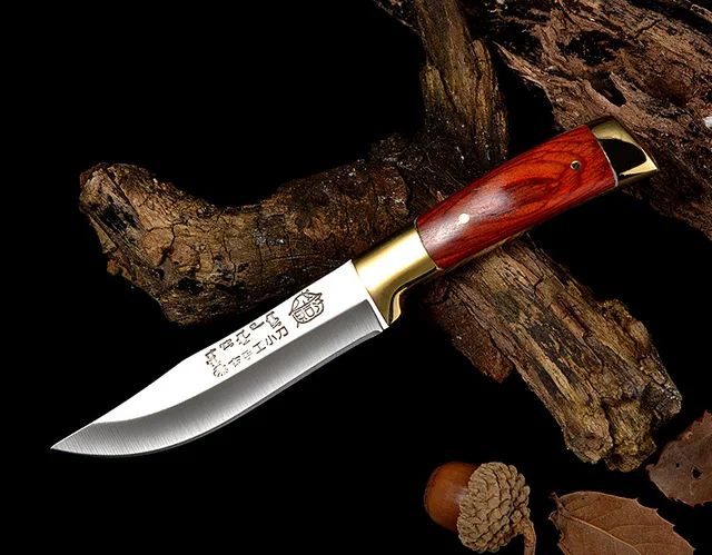 Sharp Outdoor Camping Survival Knife Tactical Hunting Knife Sharp and Durable Pocket EDC Tools A straight blade