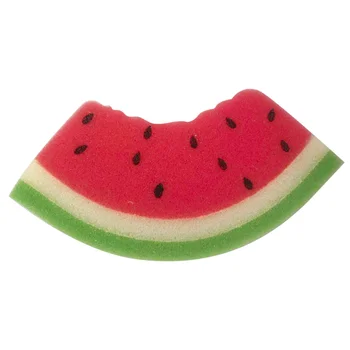 

2pcs Watermelon Bath Brushes Kid Shower Sponge Lovely Soft Bathing Sponges Body Scrubbers Dishwashing Sponge (Watermelon Red)