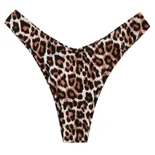 Женская одежда для плавания, трусы бикини, леопардовые бразильские стринги, купальник, Классический крой, бикини, шорты для плавания, женский купальник