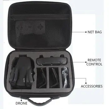 

LeadingStar E520 E520S RC Drone Quadcopter Spare Parts Waterproof Portable Handbag Storage Bag Carrying Case Box