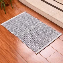 Мусульманский ковер, декоративный хлопок, лен, ручная работа, геометрический Коврик для пола, домашний декор, спальня, кисточки, гостиная, ковер, 3 размера