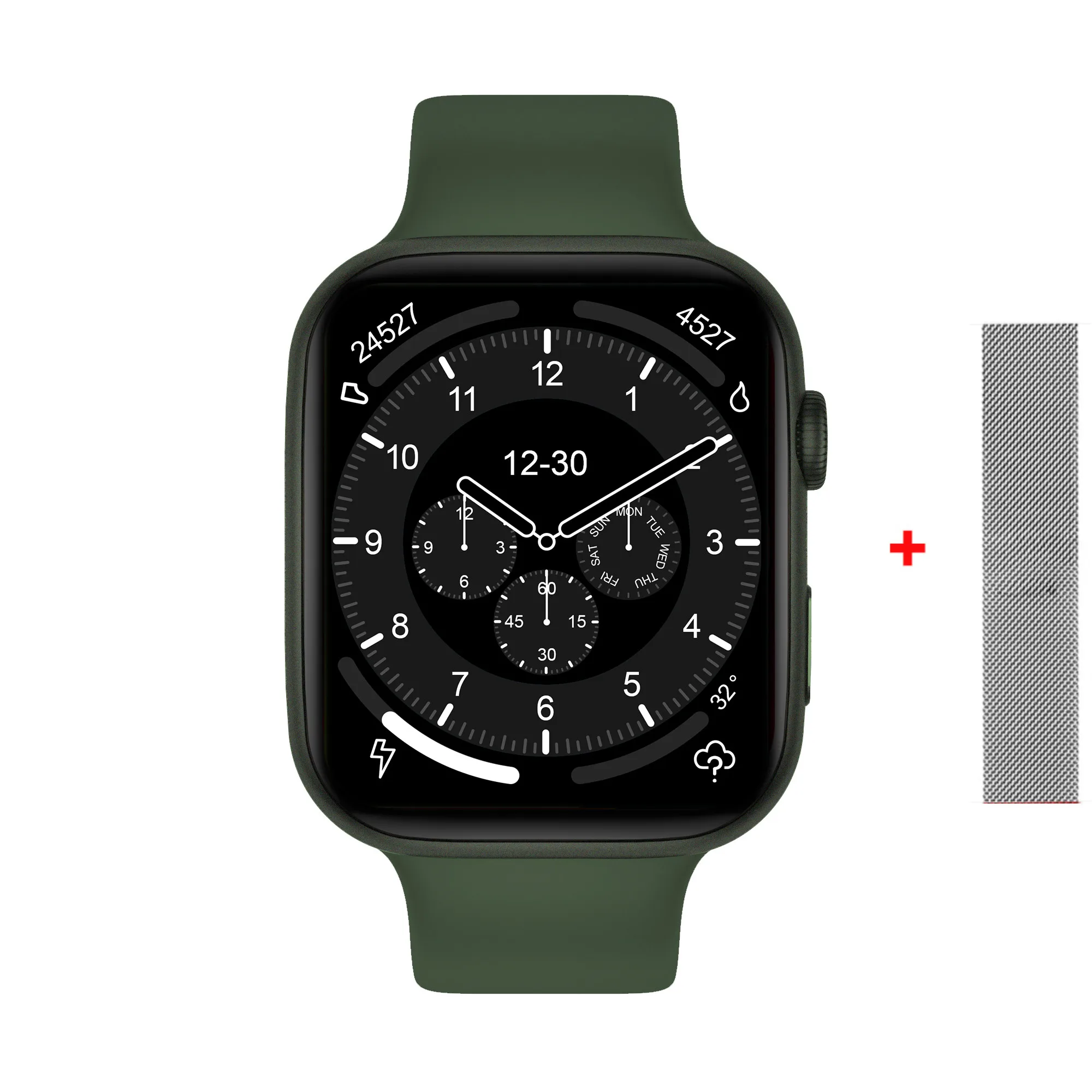 D7 Pro Max Smart Watch Fast Wireless Charging Voice Assistant Smartwatch Bluetooth Call DIY Watchface IP68 Waterproof Sportwatch 