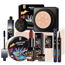 7pcs/set Makeup Sets include daily use Face Powder foundation Concealer Lipstick eyeliner mascara make up Cosmetic gift box