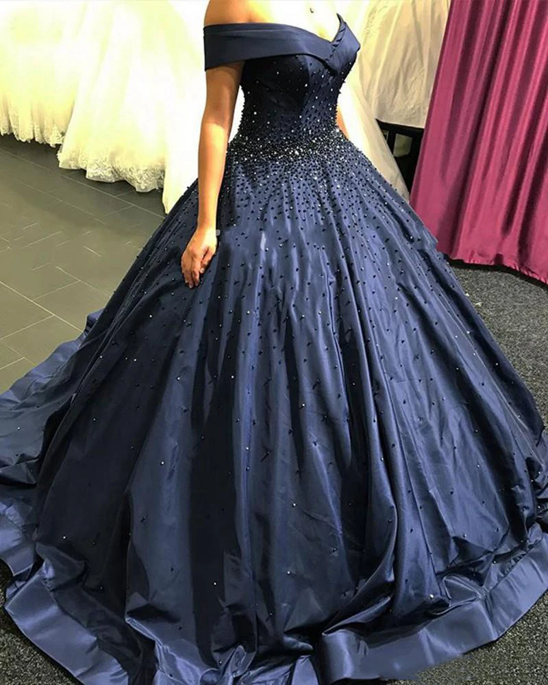 Navy blue princess dress Clearance