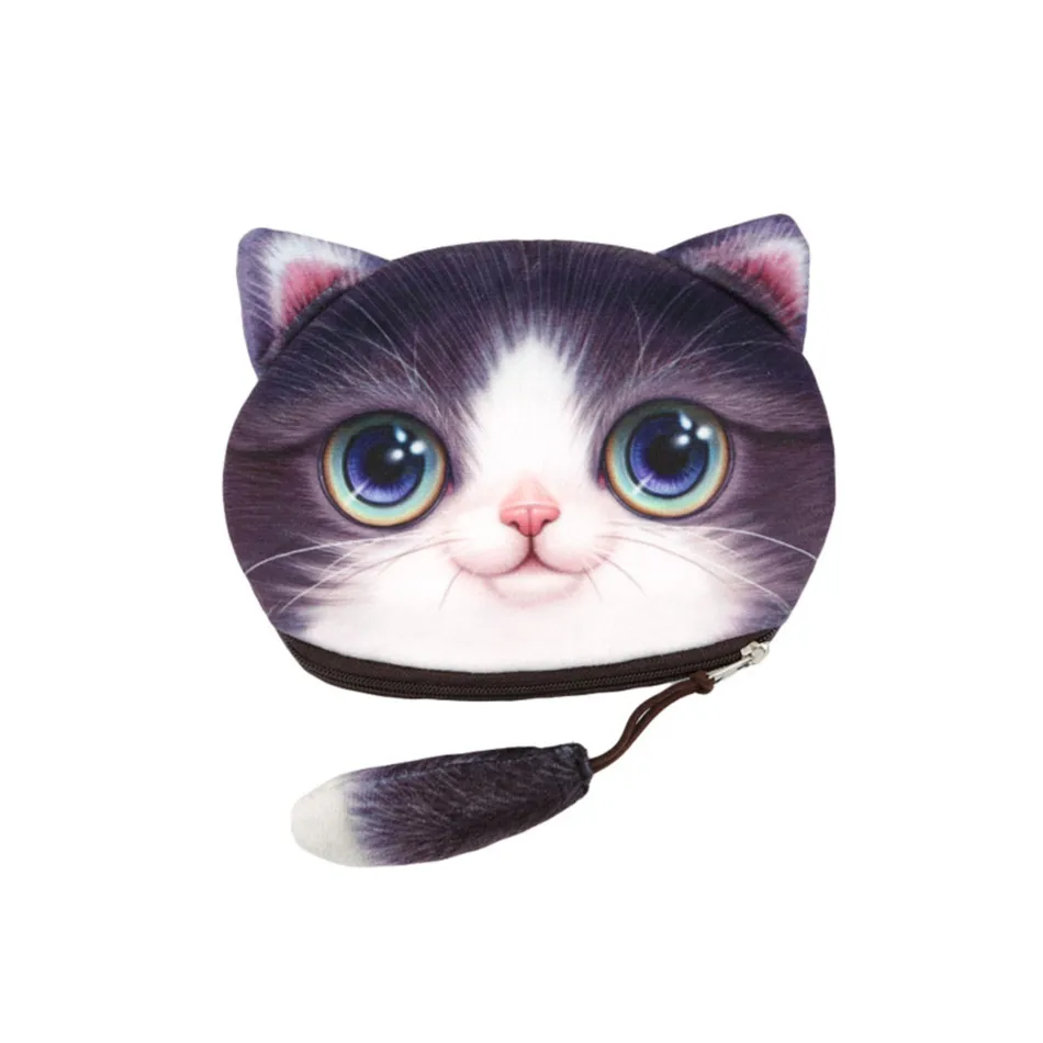 PENGBIN маленький хвост портмоне «кошка» милый детский мультяшный кошелек Kawaii сумка для монет Детский кошелек держатель Женский кошелек для монет