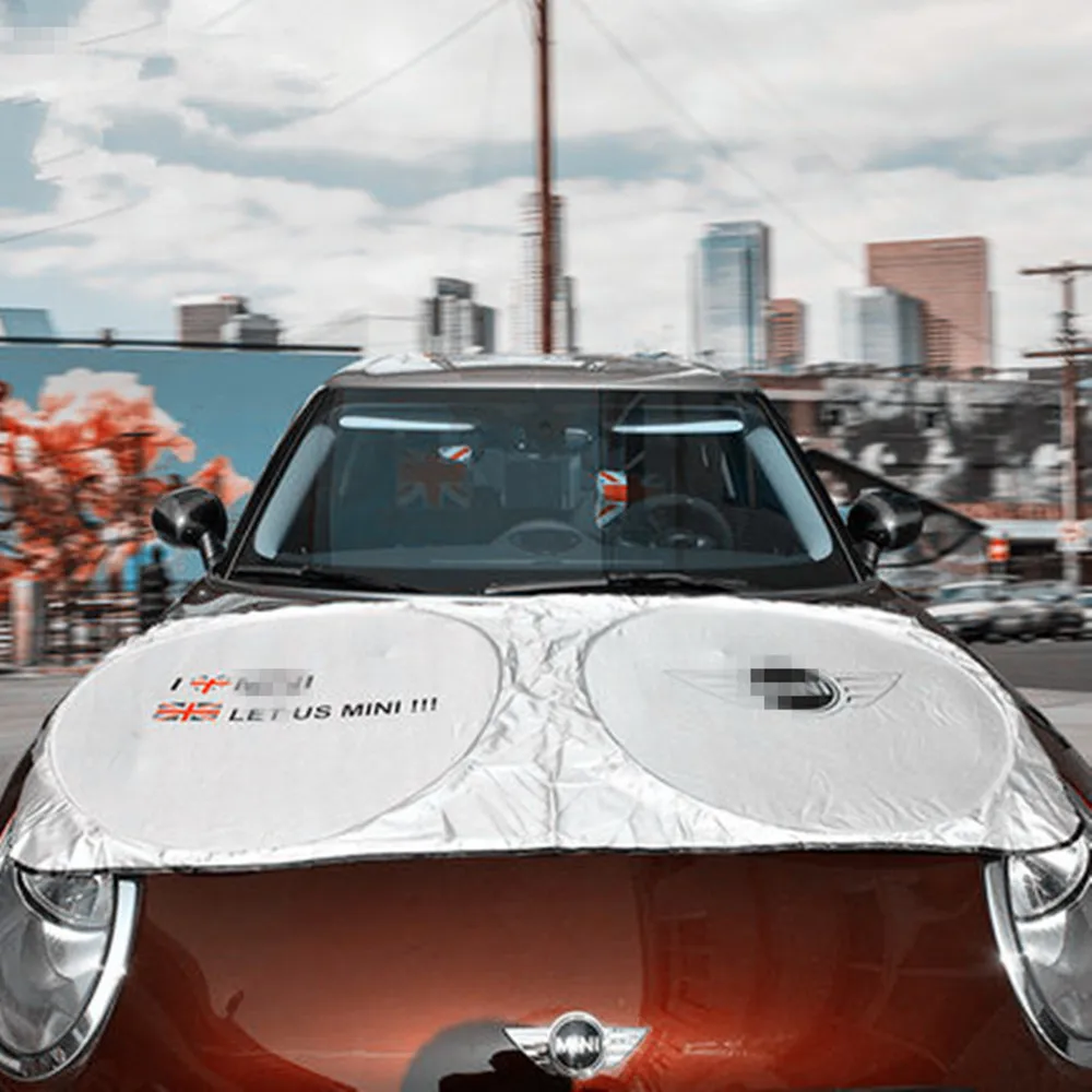 

Car Sunshade Sun shade Front Rear For MINI Cooper One S R50 R53 R56 R60 F55 F56 R58 R59 For Mini Logo Other 3D Car Stickers