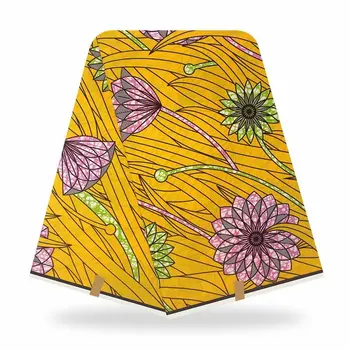 

new 2020 high quality cotton wax africain fabric tissu wax wholesale ankara fabric african print fabric