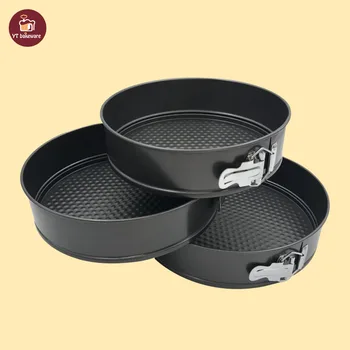 

Non-stick Lock Live Bottom Chiffon Mousse Cake Mold Circle Hive Cake Mold Bakery Appliances 6 PCs Size