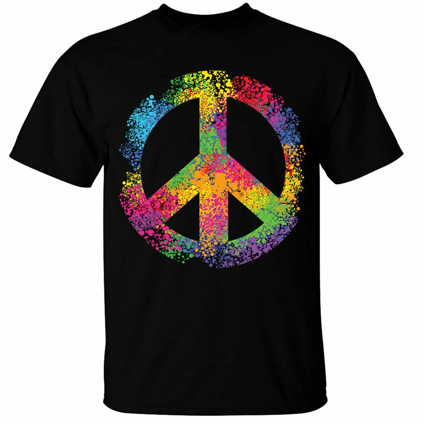 Радужный знак мира футболка мужская Lgbtq + Pride Gay Bi lesbie Rights Love Equity лучшие