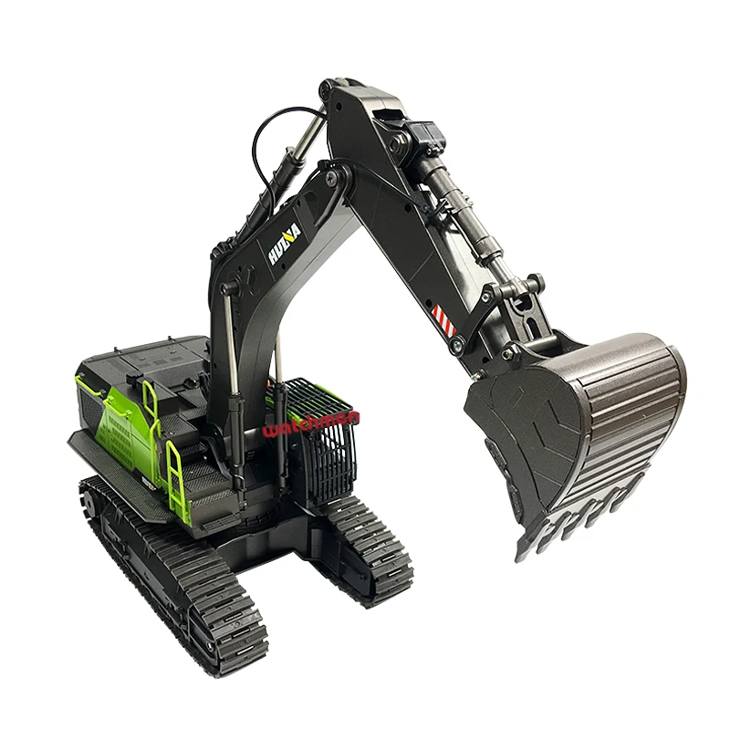 Green Excavator 22CH RC Truck 1/14 Remote Control Toys for Boys Adults HUINA 593 1593 NEW ARRIVAL