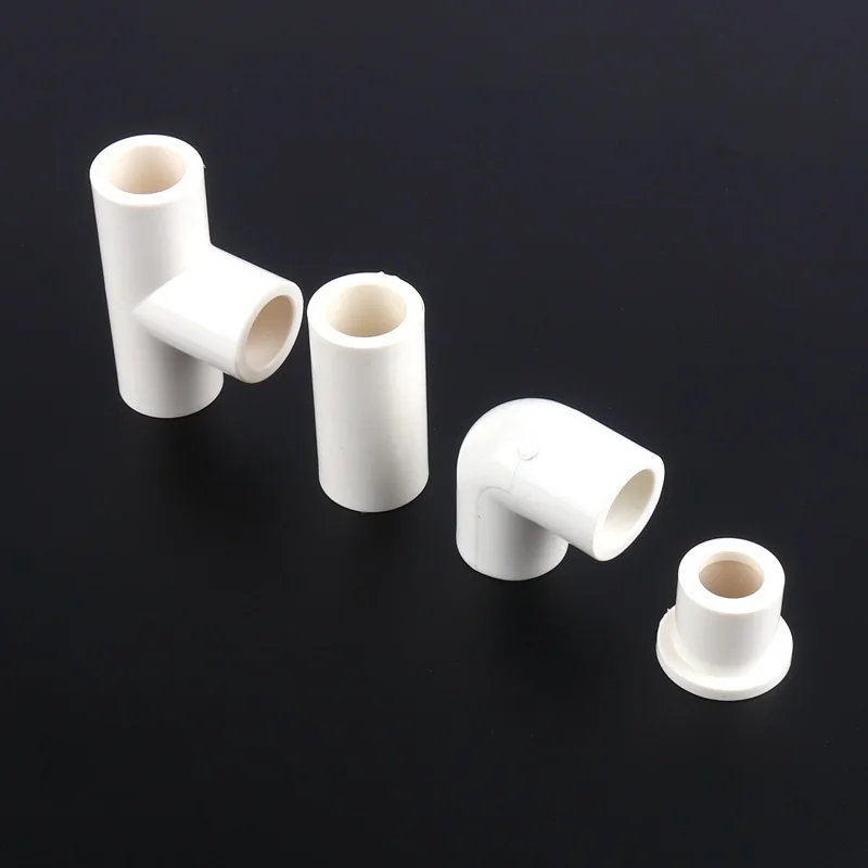 

3pcs Inner Dia 16mm PVC Tee/90 Degree Elbow/Straight/Bushing Connector for Home Garden Irrigation PVC Joints