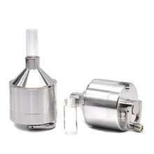 Мельница с воронкой шлифовальный станок металлический алюминиевый ручной поллинатор табак титановый Пресс дробилка Dec#10