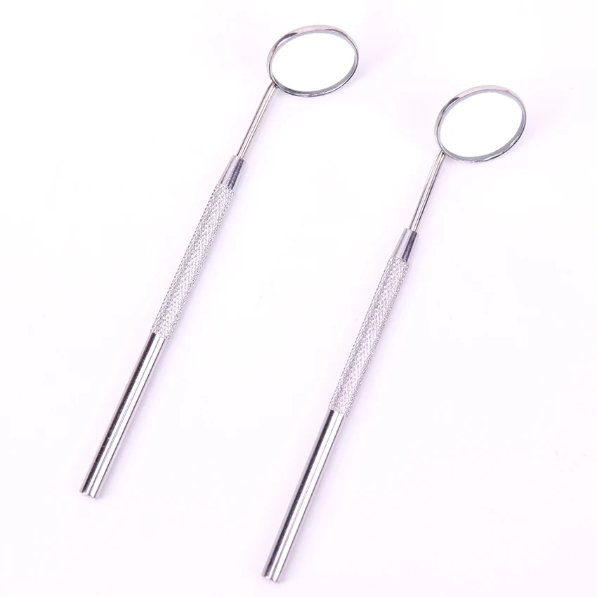 

Teeth Tooth Clean Oral Stainless Steel Dental Mirror Instruments Mouth For Checking Eyelash Extension Applying Eyelash Tools