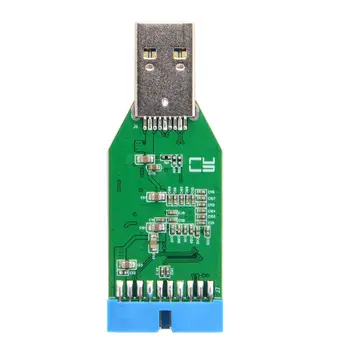 

A Type USB 3.0 Male Single Port to Motherboard 20pin Header Female Hub Adapter