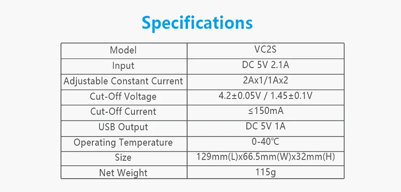 XTAR lcd зарядное устройство VC2 VC2S MC2 для 20700 21700 18650 батарея/QC3.0 быстрое зарядное устройство SC2/PB2S POWER BANK 18650 зарядное устройство