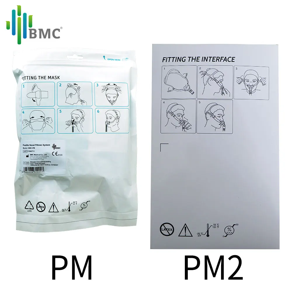 Маска BMC CPAP для Auto носовая Подушка маска на всё лицо силиконовый материал