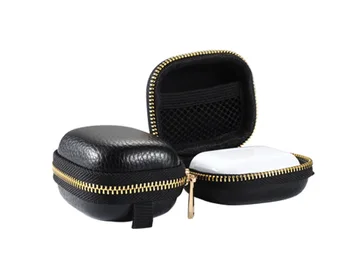 

High Quality Earphone Bag for Airpods Pro Protective Cover 3rd Wireless Earphone Storage Bag High Grade Litchi Pattern Anti-fall