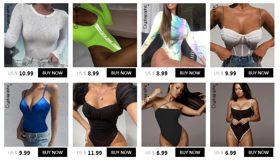 Cryptographic High Neck Sheer Mesh Sexy Bodysuit One Piece One Shoulder Long Sleeve Jumpsuit Party Clubwear Fashion Body Leotard