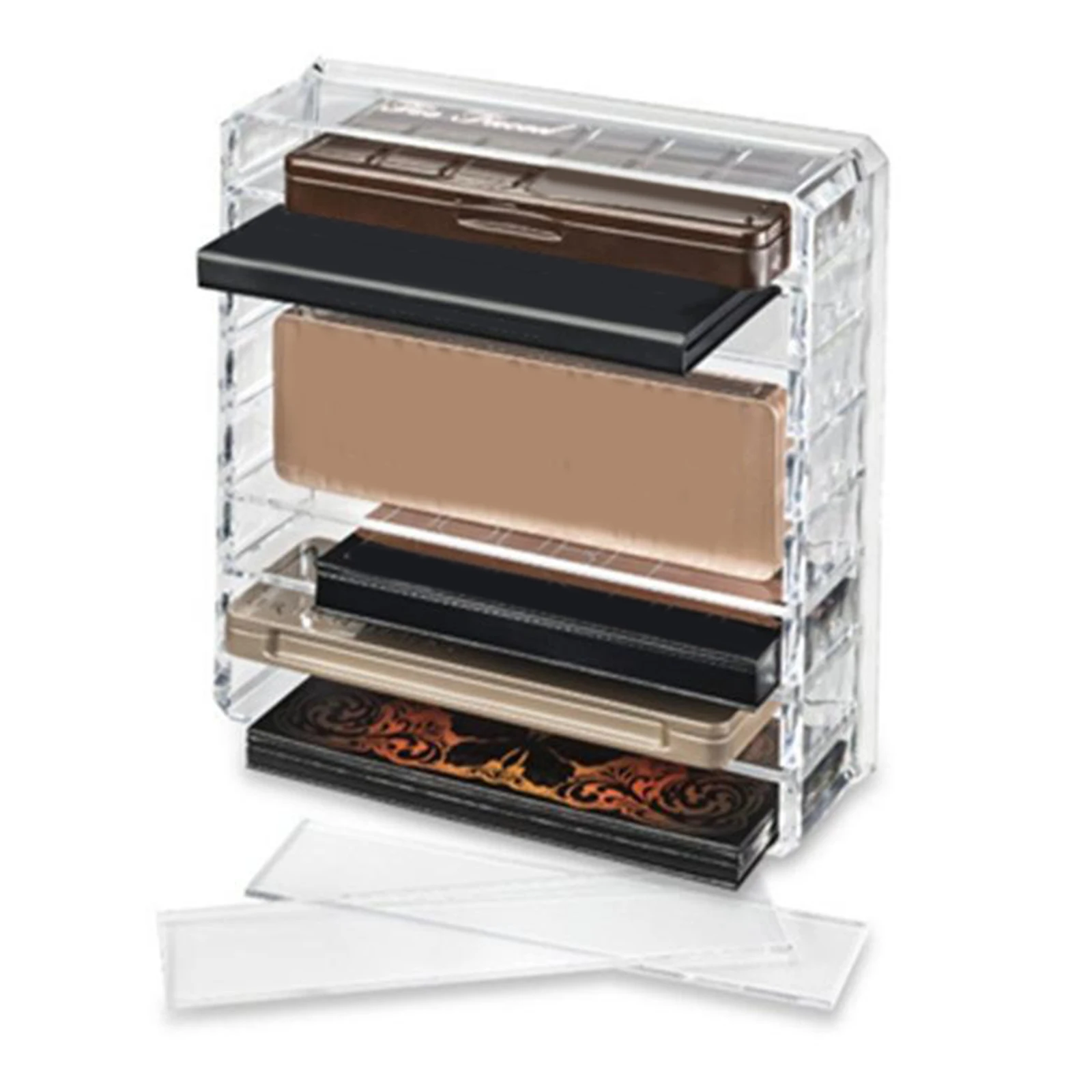 Eyeshadow Blusher Makeup Organizer Cosmetic Storage Bracket Box Case Holder Lipstick Brush Holders Make Up stand  Holder Pallete