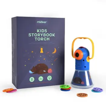 

New Story Projector Light Torch Toys Portable Projector Slide Baby Starry Sky Sleep Lamp Toys Education Toys For Children Gifts