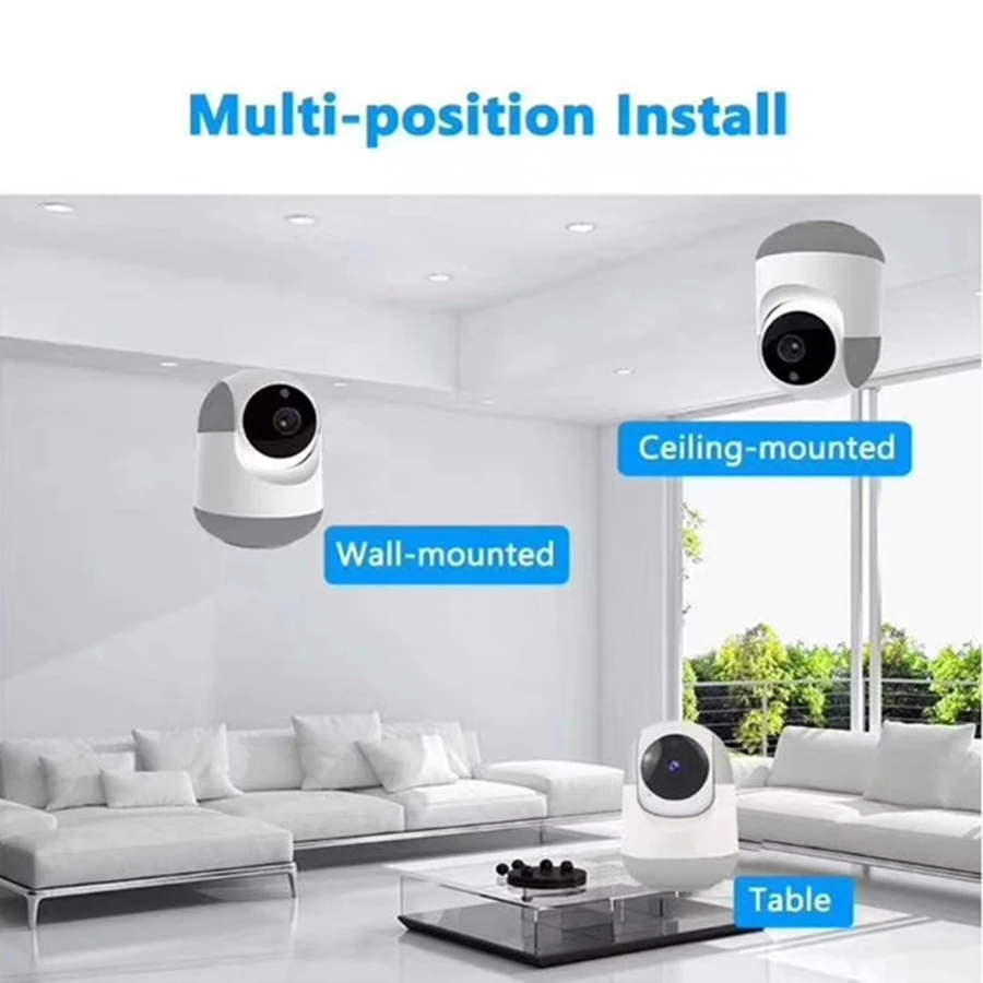 HD 1080P Wireless IP Camera Cloud Wifi Camera Smart Auto Human Tracking Home Security Surveillance CCTV Network