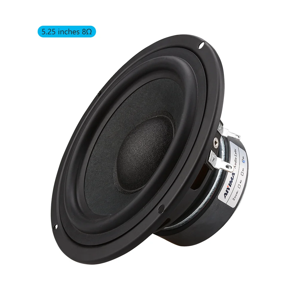 5.25Inch 8Ohm AIYIMA 5,25 дюймов 30-50 Вт НЧ-динамик аудио динамик драйвер 4 Ом 8 Ом музыкальный бас-динамик s Колонка громкий динамик DIY для домашней звуковой системы - Цвет: 5.25Inch 8Ohm