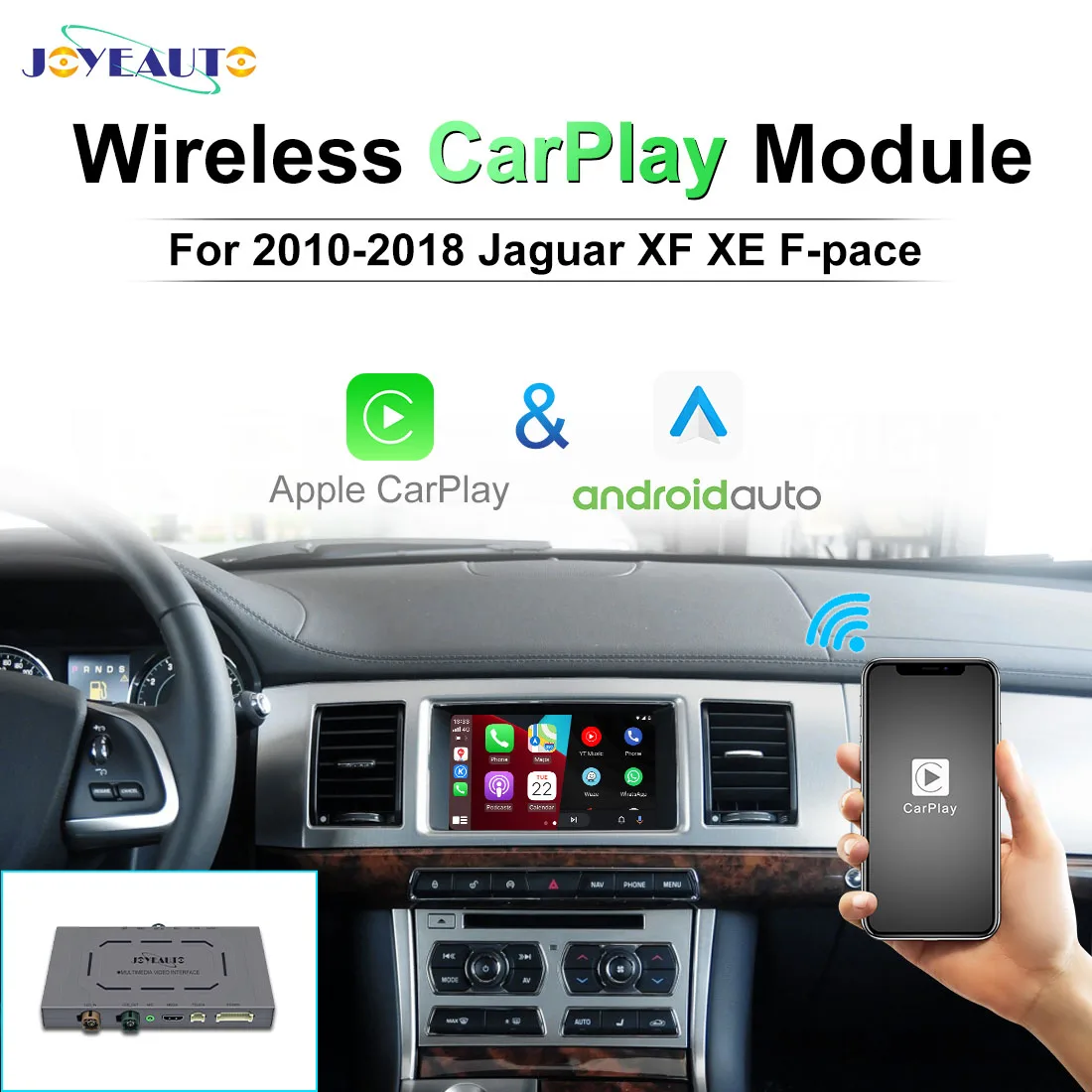 Joyeauto For Jaguar XF XE FPace 20102018 Wireless Apple CarPlay
