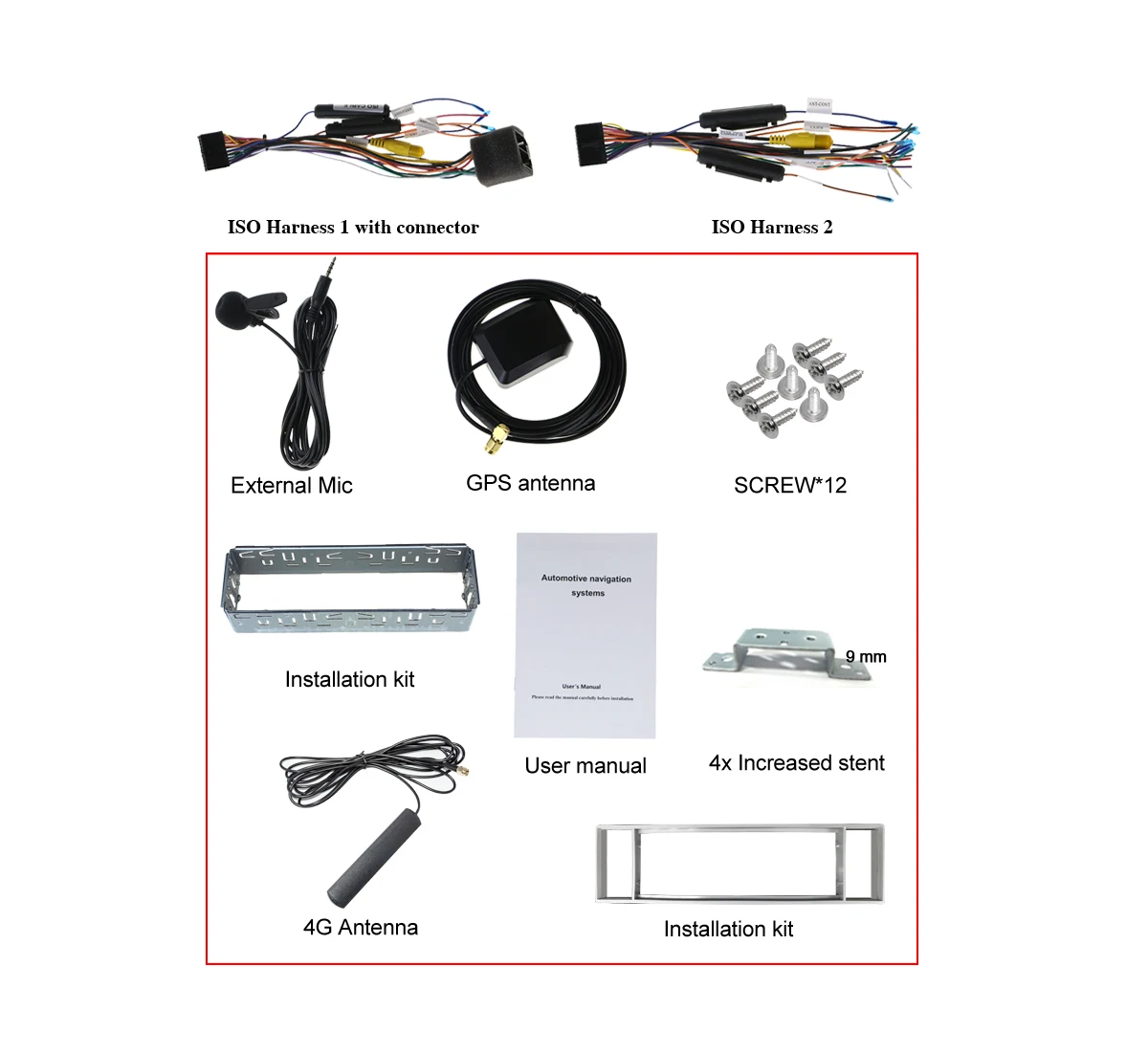 Sale Android Car Multimedia Player Radio 9" IPS Touch Screen Single 1 Din 4G RAM 64G Rom Car Radio GPS Camera Androidauto Carplay 18