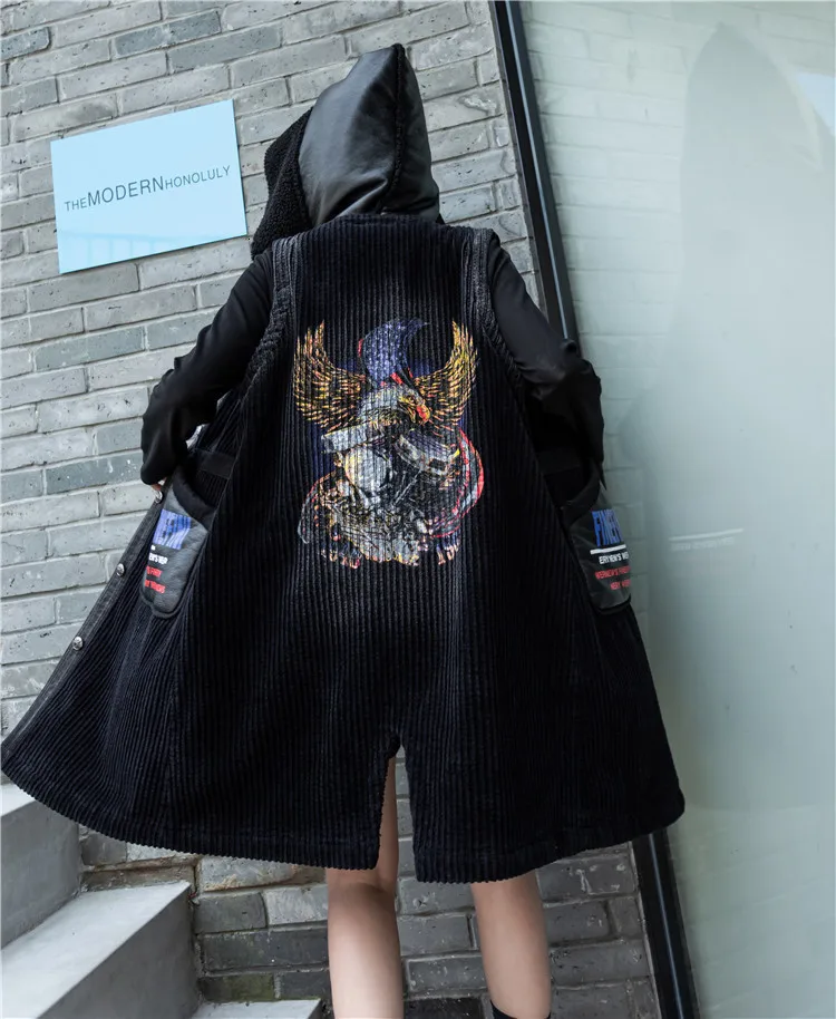 Max LuLu модная Корейская кожаная одежда женские роскошные Жилеты с капюшоном женские повседневные длинные меховые пальто Зимние теплые негабаритные жилеты