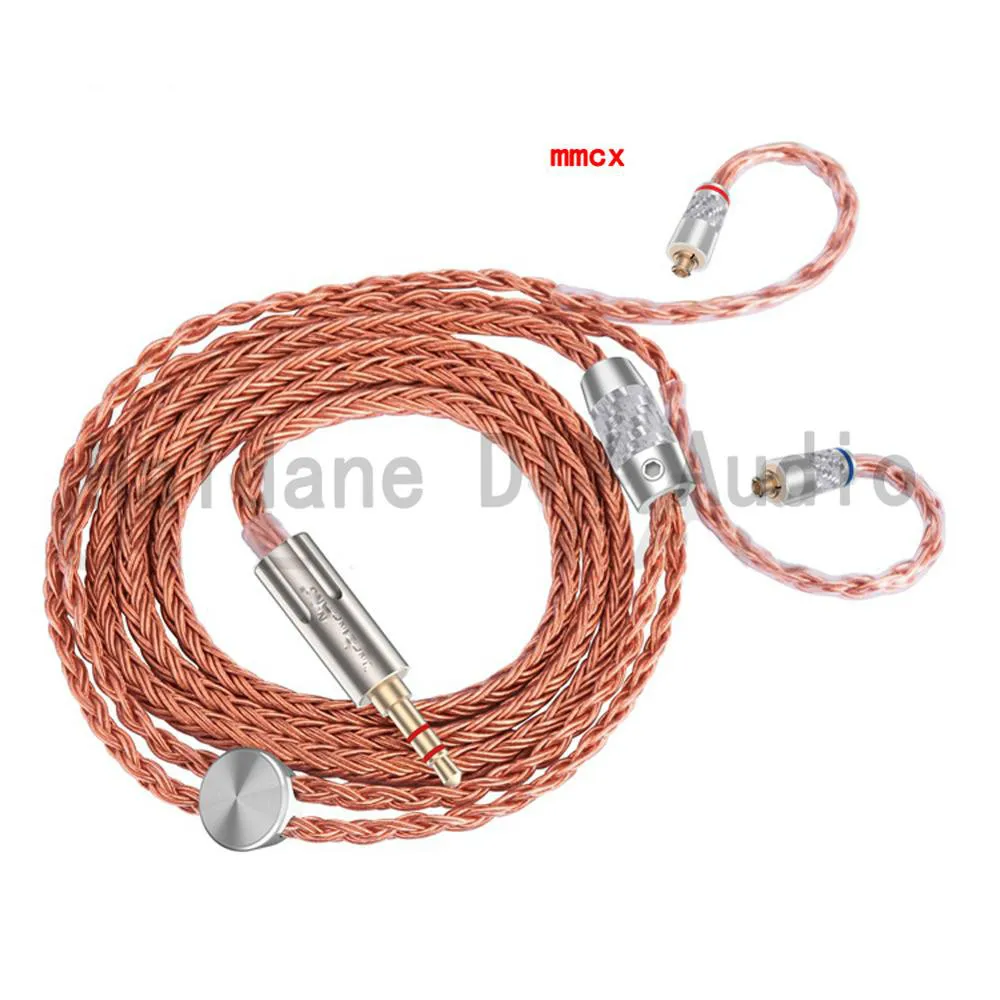 Thouliess 16Cores Pure Copper Upgrade Headphone Cable MMCX 2Pin For ZSX TFZ W4r UM3x 1964 Heir 10 A IEM8 0 IEM10 0 se535 215 846