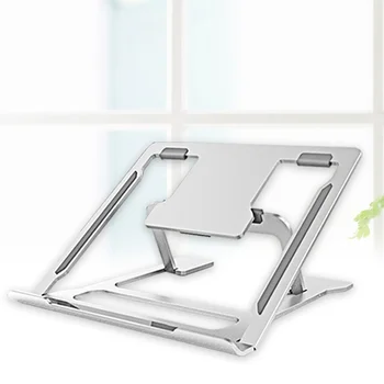 

Universal Adjustable Angle Ergonomic Portable Folding Lightweight Cooling Rack Laptop Stand Aluminum Alloy Non Slip Holder